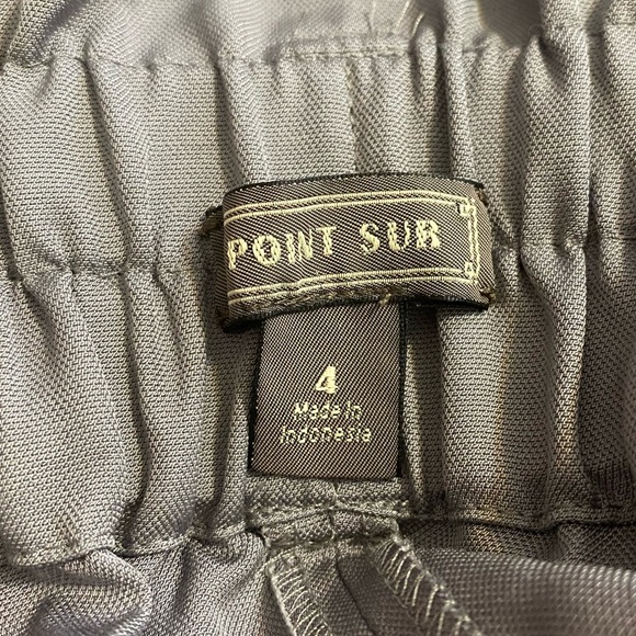 J. Crew Point Sur Size 4 Gray Paper Bag Gray Pant - Picture 9 of 10